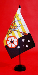 Tiwi Island Aboriginal Indigenous Table flag 150mm x 230mm Adwareflags.com