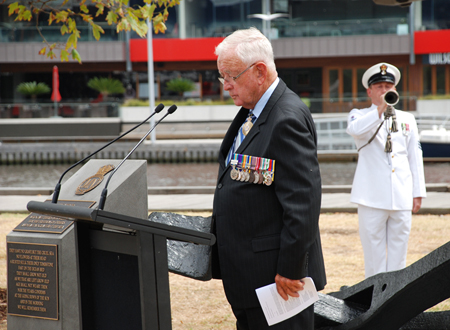 Victorian RSL President Major General David McLachlan, AO.