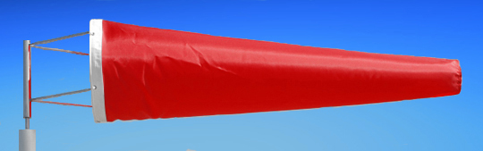 Highest Quality Industrial Windsocks Red 4 FT - 6 FT - 8 FT - 12 FT  UVR Flame Retardant Anti Static Chemical Resistant windsock Stainless Steel Eyelets By Adwareflags.com Australia