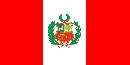 Peru & Crest Flag