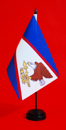 American Samoa Table Flag 150mm x 230mm Adwareflags.com