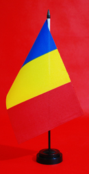 Romania Table Flag 150mm x 230mm Adwareflags.com