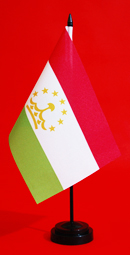 Tajikistan Table Flag 150mm x 230mm Adwareflags.com