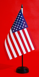 United States of America Table Flag 150mm x 230mm Adwareflags.com